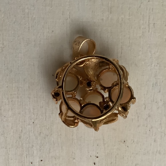 new vintage SS Opal pendant charm (flashes green) - Picture 13 of 16